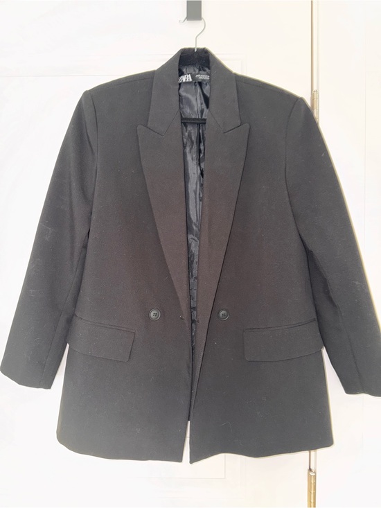 Zara Jackets & Blazers - Zara Black Double-Button Women's Blazer